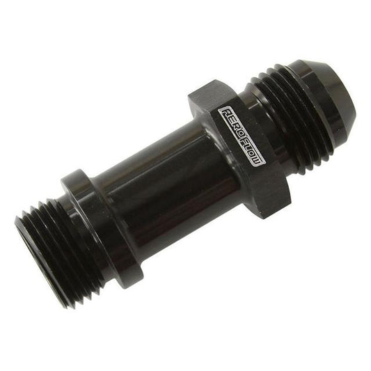 Aeroflow AF953-06BLK -6ORB To Male -6AN Extension Black 1-5/8" Long Extension
