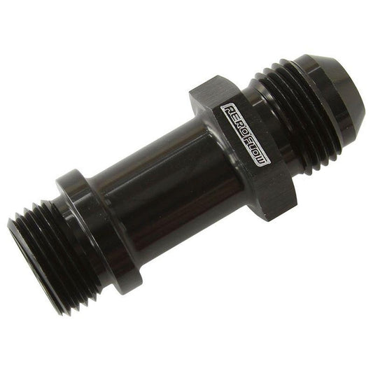 Aeroflow AF953-08BLK -8ORB To Male -8AN Extension Black 1-7/8" Long Extension