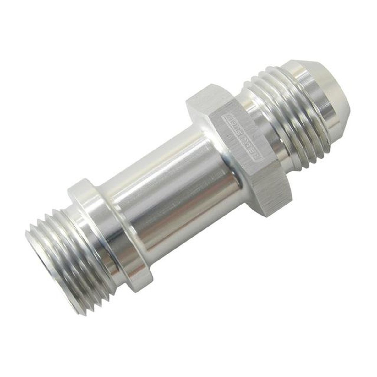 Aeroflow AF953-08S -8ORB To Male -8AN Extension Silver 1-7/8" Long Extension