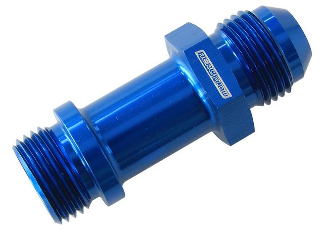 Aeroflow AF953-10 -10ORB To Male -10AN Extensionblue 2-1/8" Long Extension