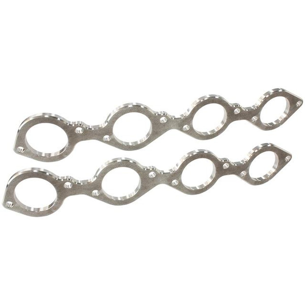 Aeroflow Header Flanges Set 2-1/4" Round Port Fits BBC