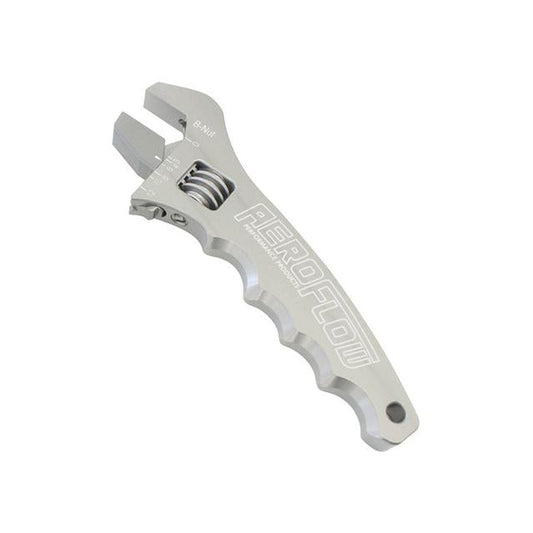 Aeroflow AF98-2003S Adjustable Grip Hose Silver -3AN To -12AN
