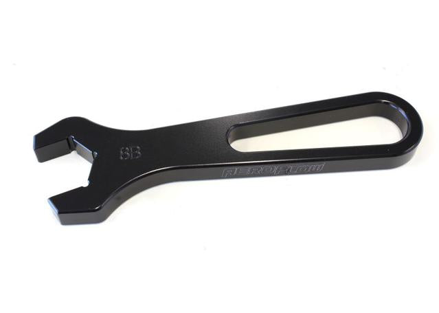 Aeroflow AF98-2005-1-08 Alloy Wrench Single -8AN Black Single -8AN Wrench