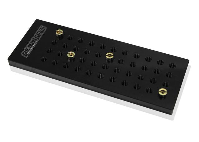 Aeroflow AF98-2011 Billet Jet Storage Plate Holds 22 Pairs Of Jets