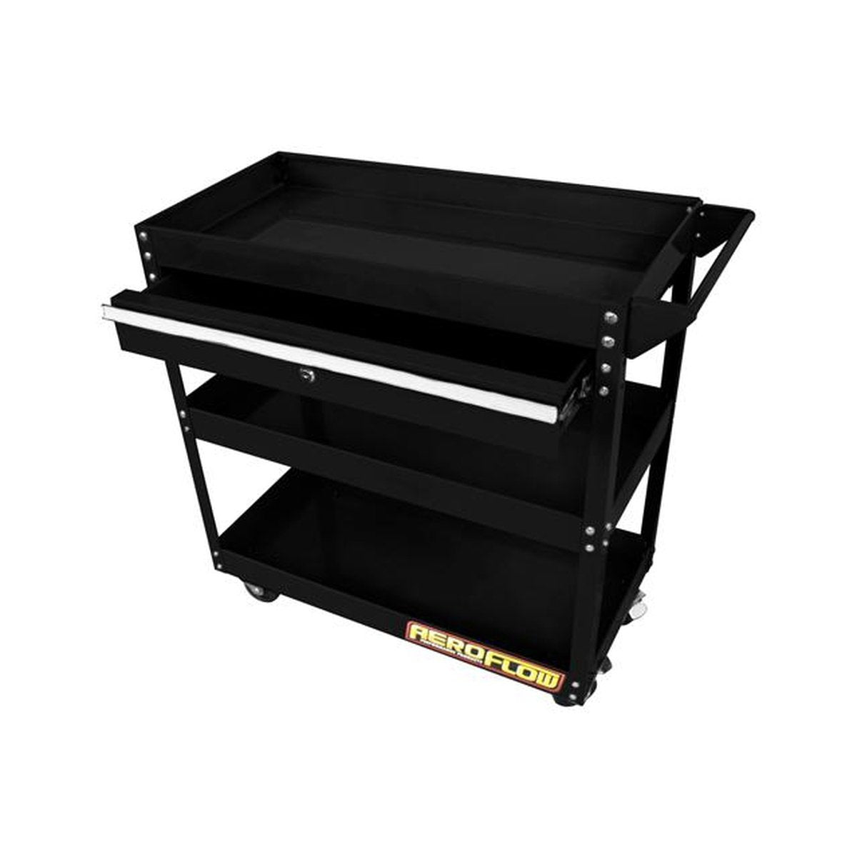Aeroflow AF98-2032 Workshop Trolley 3 Tier With Lockable Drawer
