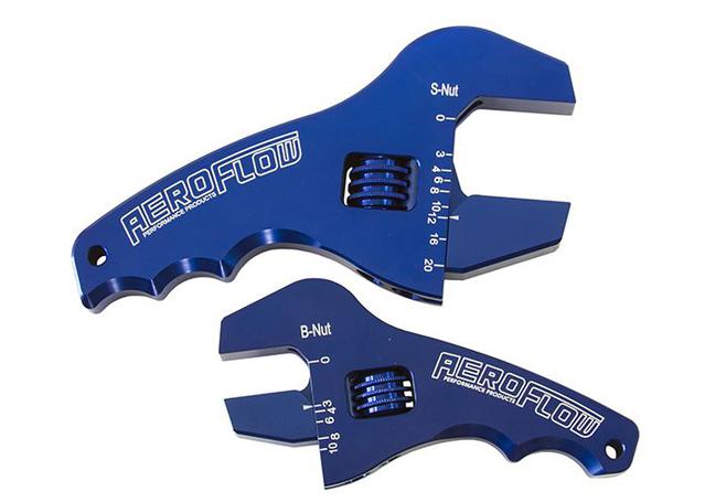 Aeroflow AF98-2039 Adjustable Grip Spanners (Small & Large Shorty)