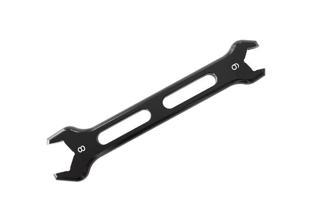 Aeroflow Double Ended Pro Spanner Single Black -6AN To -8AN