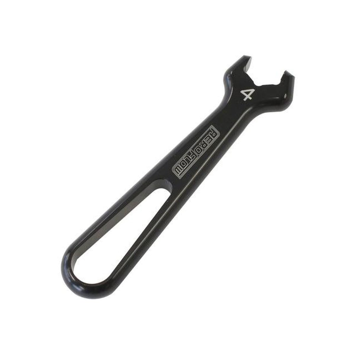 Aeroflow AF98-2255-1-04 Alloy Pro Wrench Single -4AN Black Single -4AN Pro Wrench
