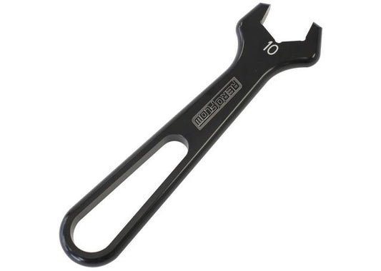 Aeroflow AF98-2255-1-10 Alloy Pro Wrench Single -10AN Black Single -10AN Pro Wrench