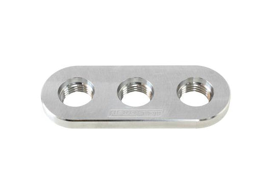 Aeroflow Weld-In Alloy Plate 3 x -6ORB Female