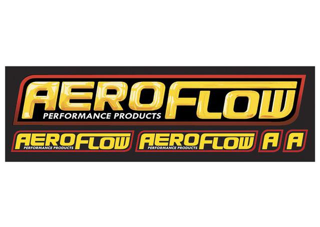 Aeroflow AF99-2001 Promo Sticker Sheet 105mm X 25mm / 4-1/8" X 1"