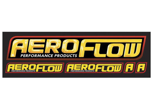 Aeroflow AF99-2001 Promo Sticker Sheet 105mm X 25mm / 4-1/8" X 1"