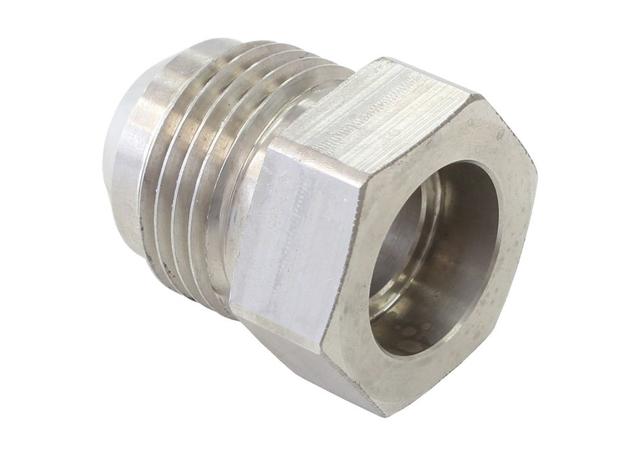 Aeroflow Stainless Hex Weld On Male Bung -10AN Male