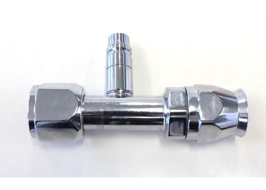Aeroflow AFFCE-10B -10 Airconditioning Fitting With Charge Port Straight