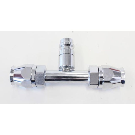 Aeroflow AFFCEL-08B -8 Airconditioning Fitting Inline Charge Port Straight