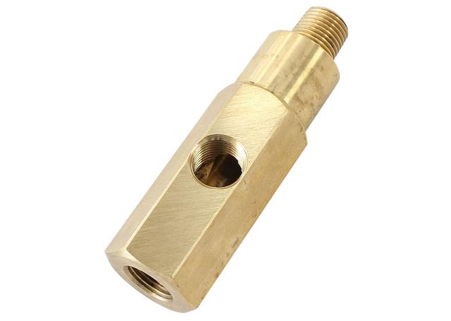 Aeroflow AFGA-35 Oil Pressure Gauge M14 X 1.5 M14 X 1.5 Inline,1/8" Npt Side