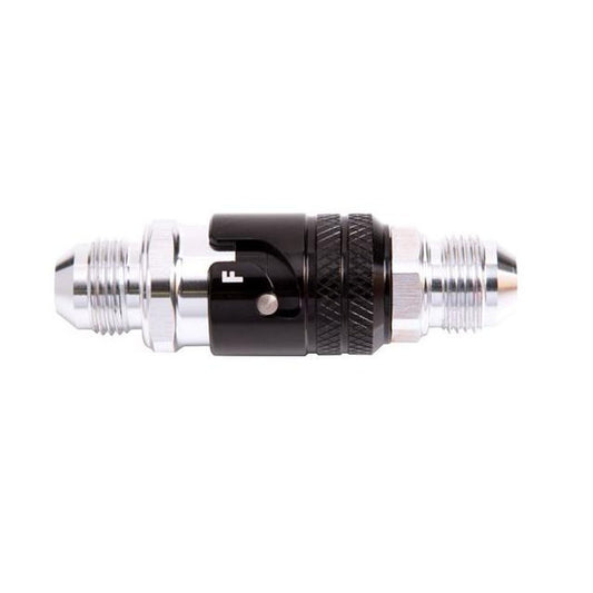 Aeroflow AFQR101-08 Quick Relase -8 Viton Seal Black Aluminum