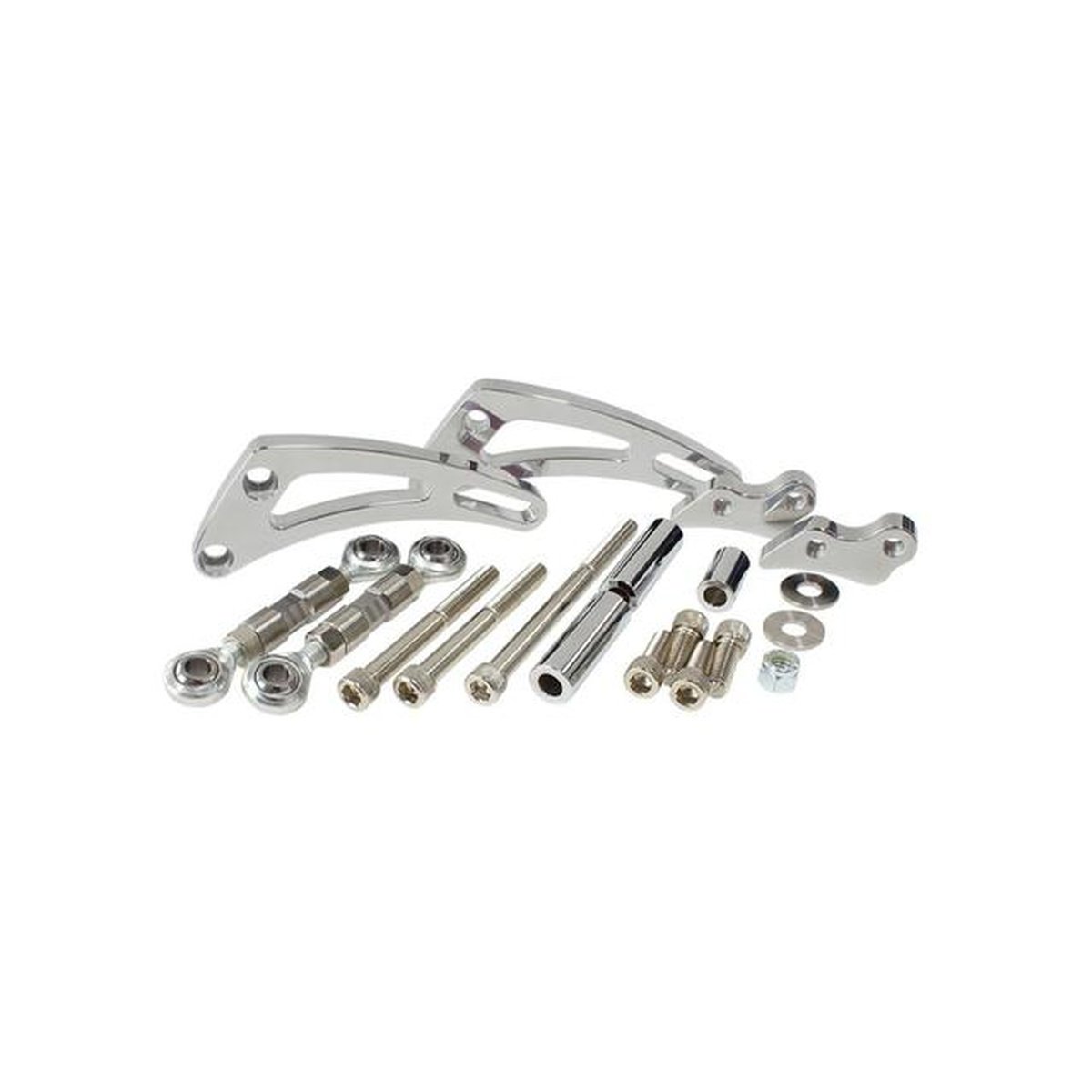 Aeroflow AF64-4012 Billet Low Mount A/C Bracket Passenger Side Low Suits SB Chev