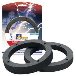 Aerpro Speaker Spacers 5-6" MDF Pair Black Pre-Drilled AP3151B