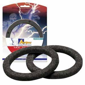 Aerpro Speaker Spacers 6.5" MDF Pair Black Pre-Drilled AP3162C