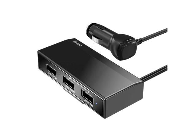 Aerpro Triple Port USB Car Charger 4.5A w/ 1m Cable APCC320