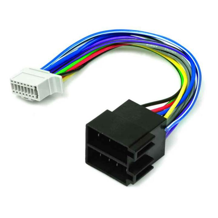 Aerpro App 8 Secondary ISO Harness fits Alpine Headunits 16 Square Pin APP8ALP