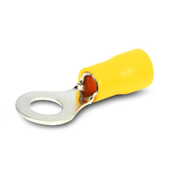 Aerpro O Ring Terminal 6.4mm Yellow 100pc APR63Y