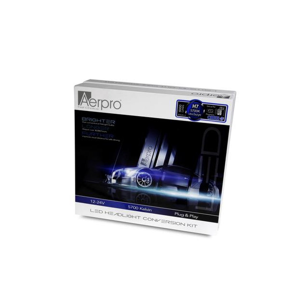 Aerpro LED H7 Headlight Globe H7LED6K