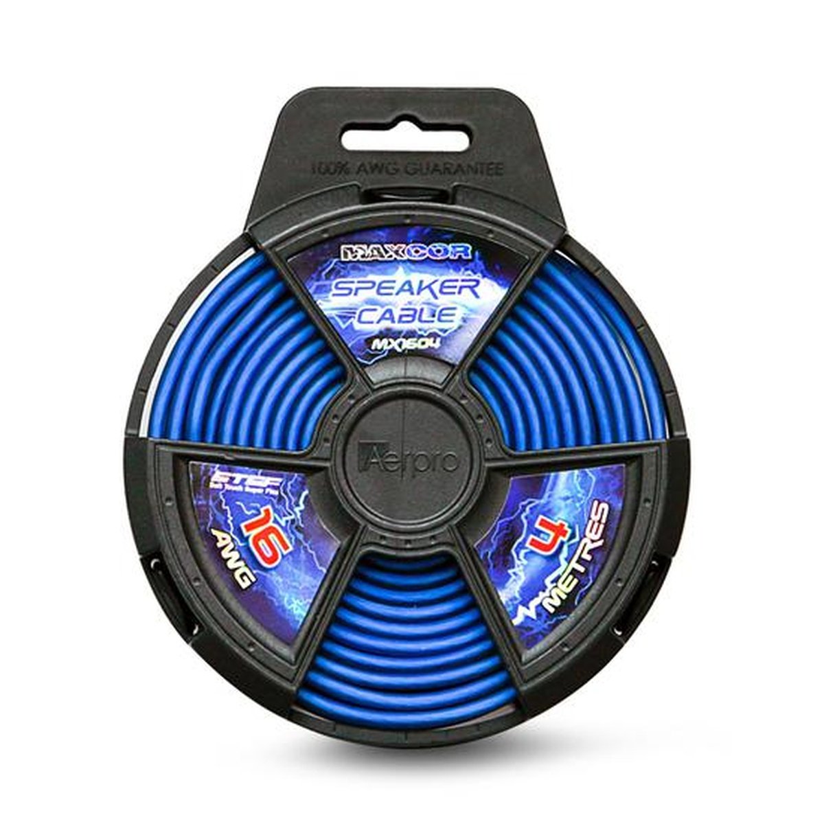 Aerpro Maxcor Speaker Cable 16AWG 4 Meters - Blue MX1604