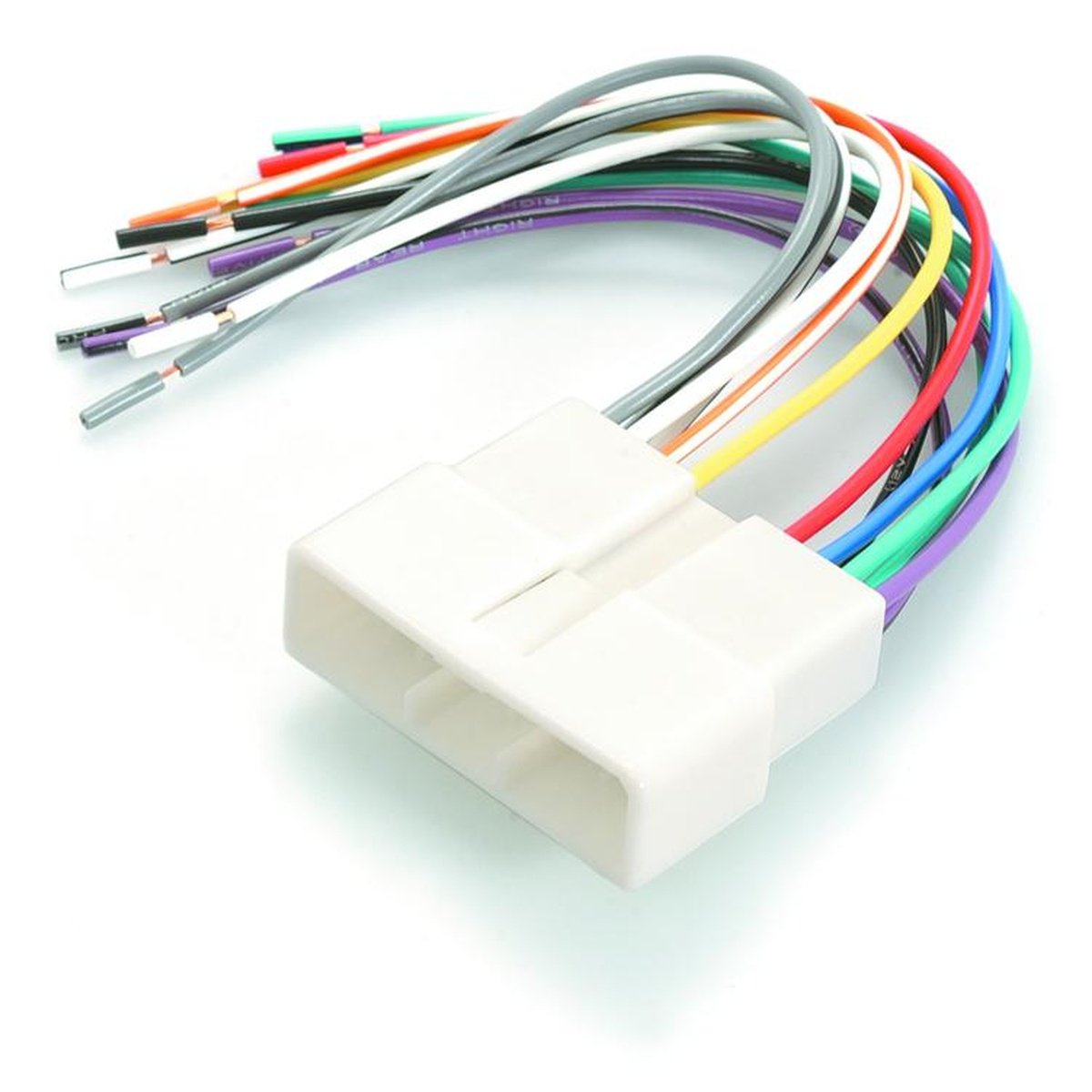 Aerpro Vehicle Specific Plug to Harness Bare Wire 12 Pin fits Honda Accord/Civic 86 On