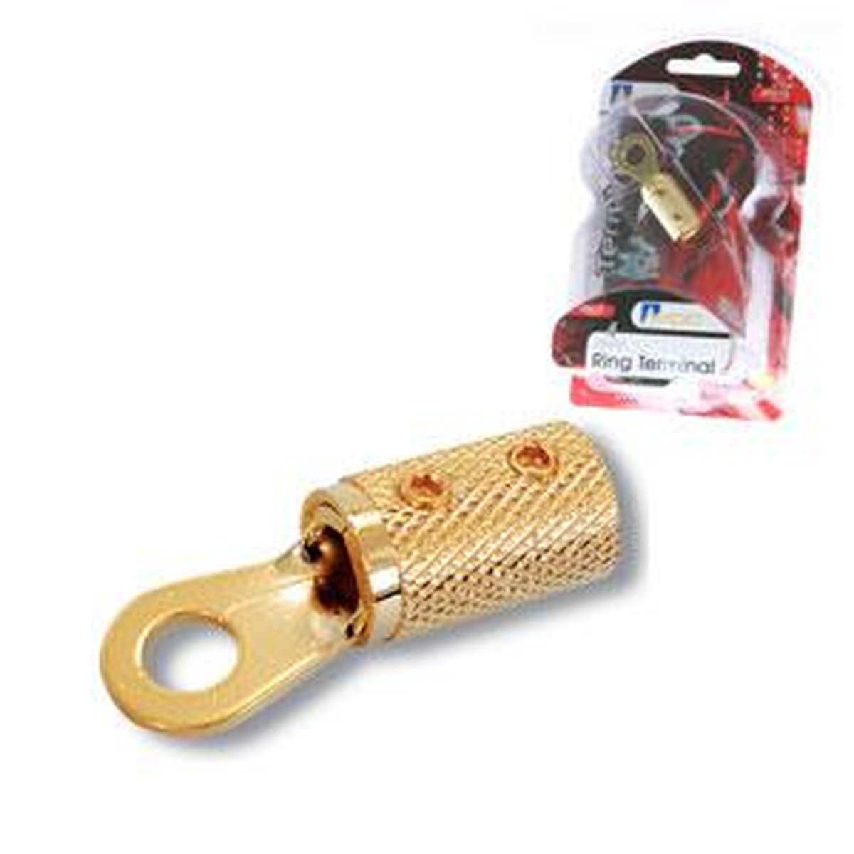 Aerpro 4 Gauge Ring Terminal Brass