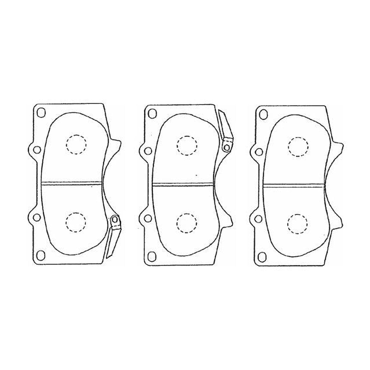 AISIN Brake Pad Set Front A1N011