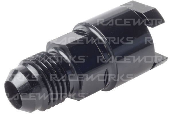 Raceworks AN-8 To 3/8'' All Billet Female Efi Quick Connect 90Deg