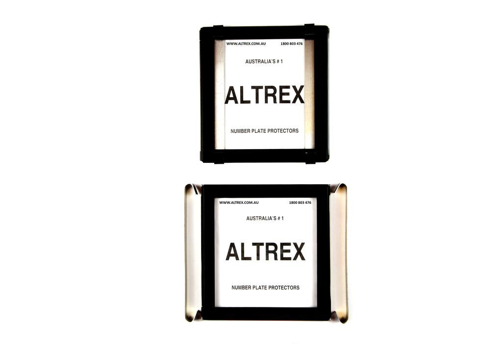 Altrex Number Plate Cover 1 Figure Black Without Lines