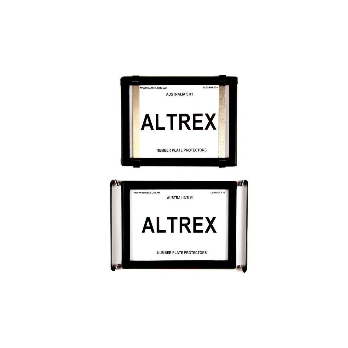 Altrex Number Plate Cover 2 Figure Black Without Lines
