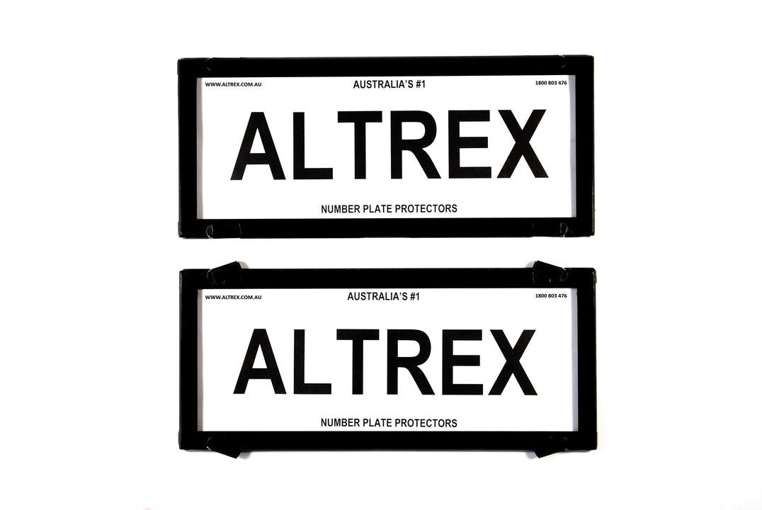 Altrex Number Plate Cover 5 Figure Black Without Lines