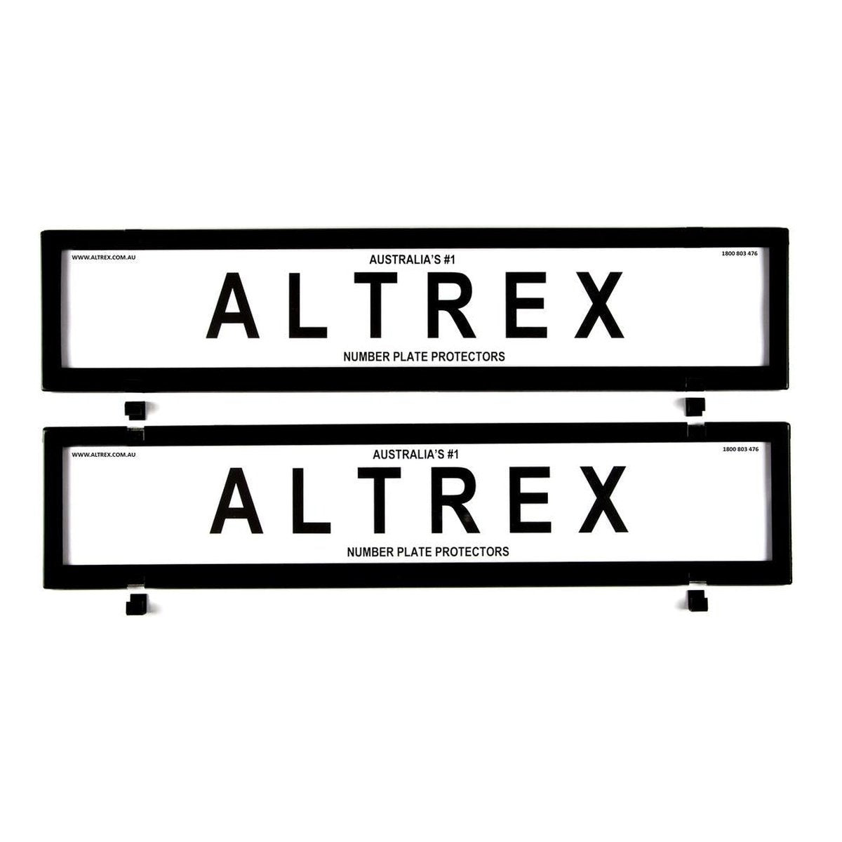 Altrex Number Plate Cover 6 Figure Black Without Lines