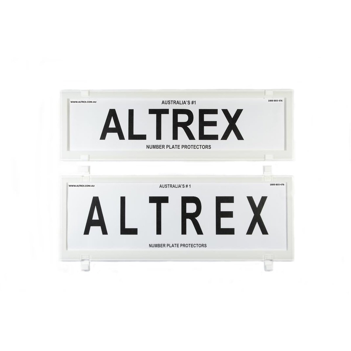 Altrex Number Plate Cover 6 Figure Black With Lines European Classic