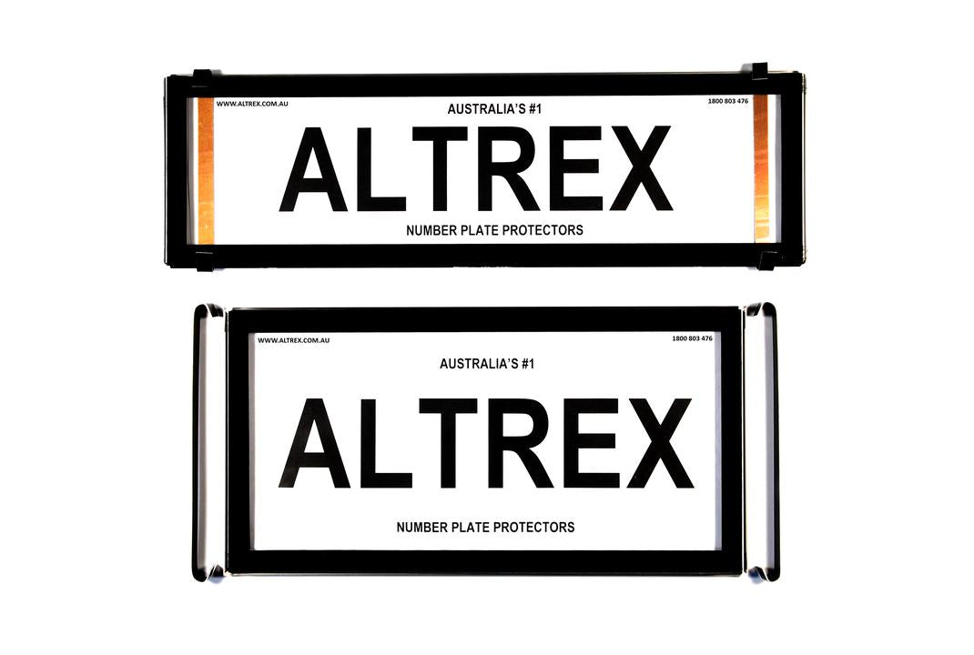 Altrex Number Plate Cover US/Slimline Combination Black Without Lines