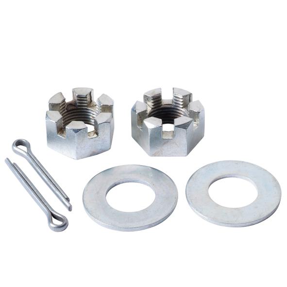 Ark Axle Nuts, Split Pins & Washers Set of 2 ANPW34B