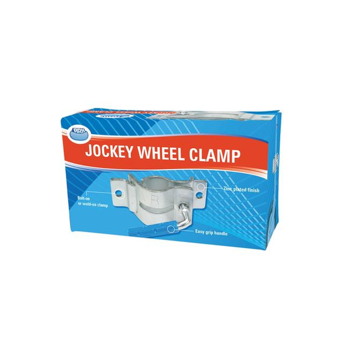 Ark Jockey Wheel Fixed Clamp 2 Hole 350Kg FCL50