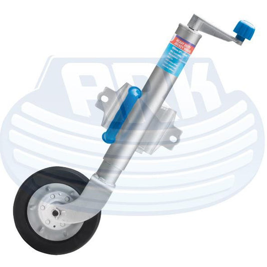 Ark 8in Heavy Duty Jockey Wheel U-Bolt/Swivel JW8SUHD