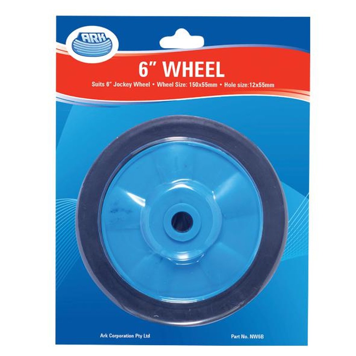 Ark 6in Nylon Replacement Wheel NW6B