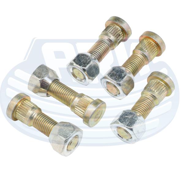 Ark 7/16in Wheel Stud & Nut Set Of 5 ST716B