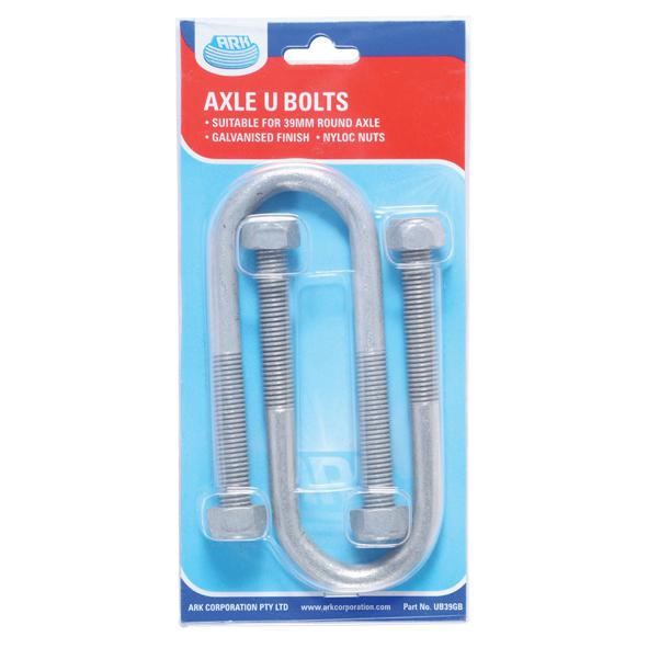 Ark Axle U-Bolt 39x120mm Set Of 2 UB39GB