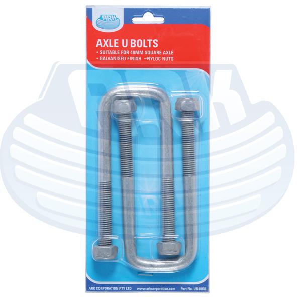 Ark Axle U-Bolt 45x140mm Set Of 2 UB45GB
