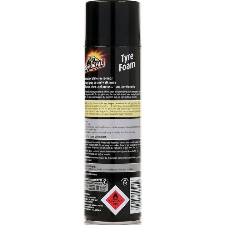 Armor All Tyre Foam Aerosol Spray 500g