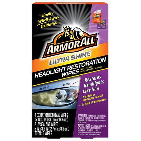 Armor All Headlight Restoration Wipes 6pk