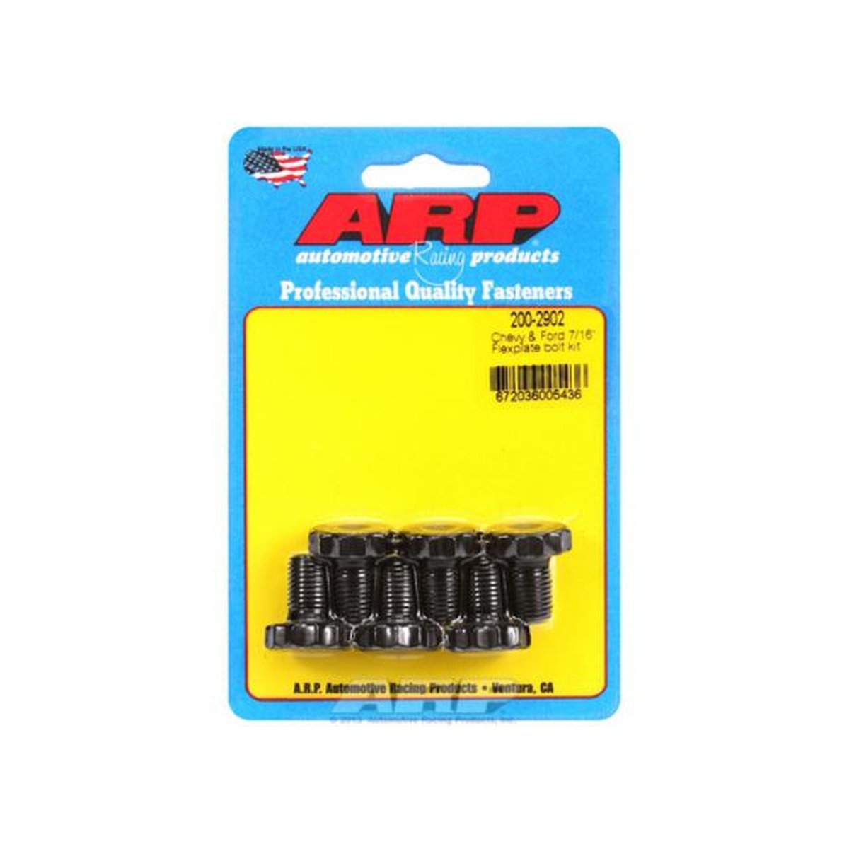 ARP Flexplate Bolt Kit Fits Chev & Ford 200-2902