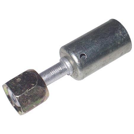 ATCO #6 Female Flare - Beadlock #6 Straight Fitting Aluminium BLX1101